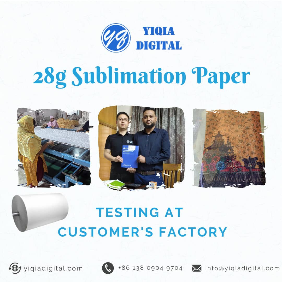 28g-Sublimation-Paper-Test-In-Factory
